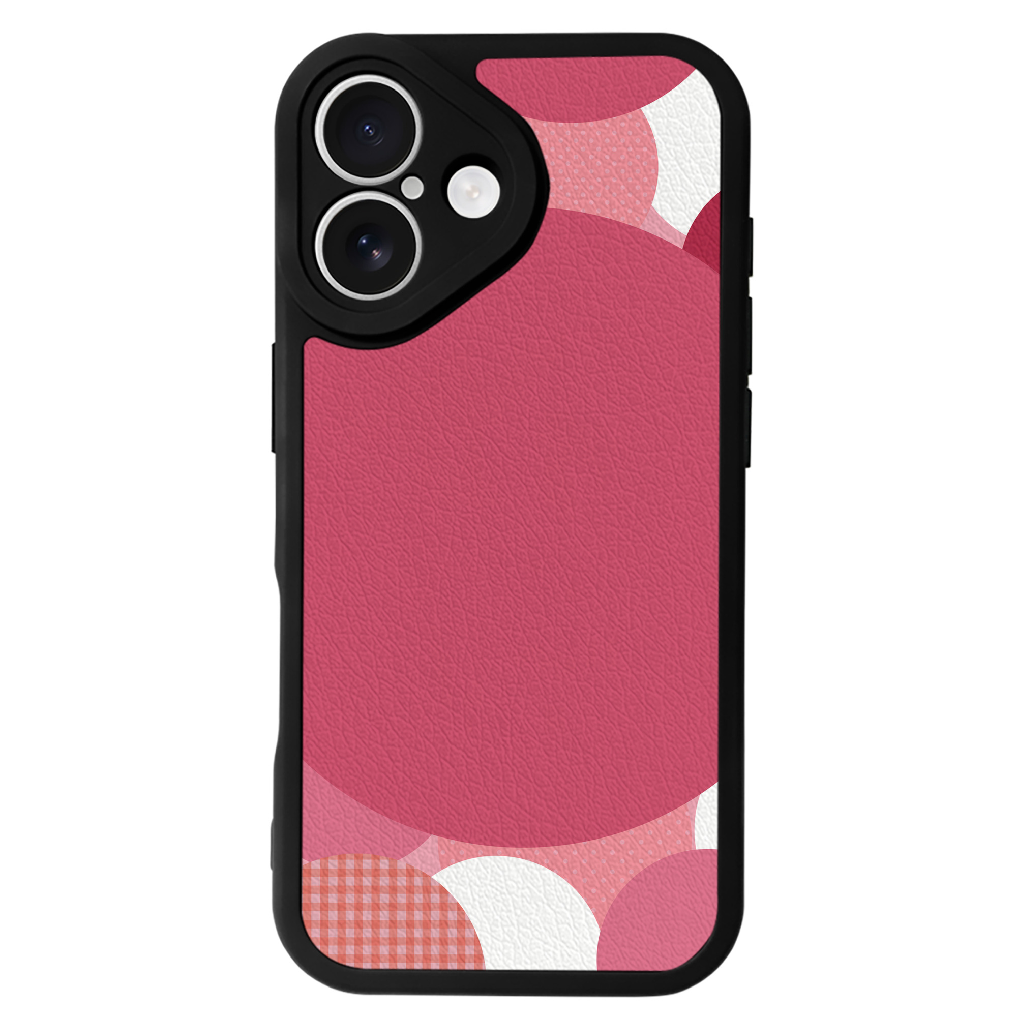 （画像用） Hello Kitty ハローキティ 【iPhone 16シリーズ対応】シリコンスマホケース（レザー調） 材質：シリコン